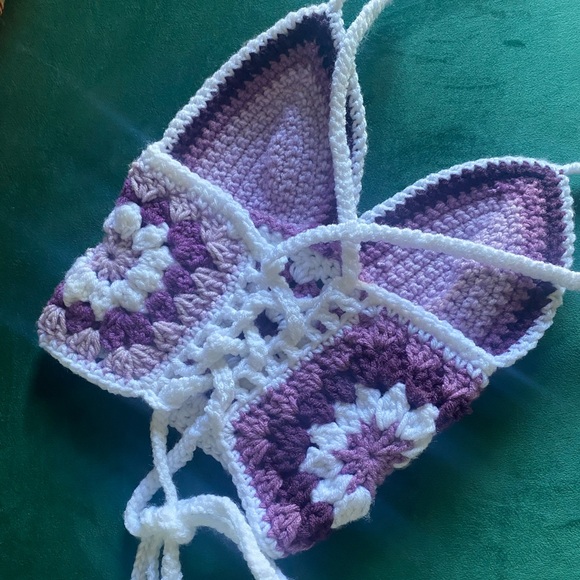 Crochet tank top 💜 - Picture 2 of 2